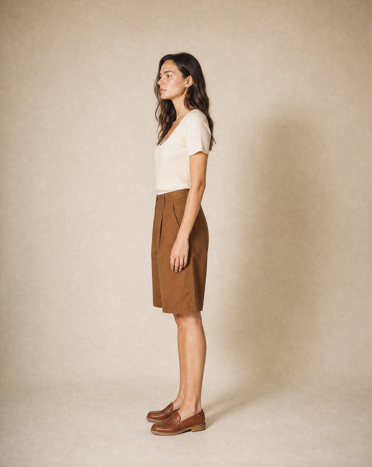 Brown Travel Short