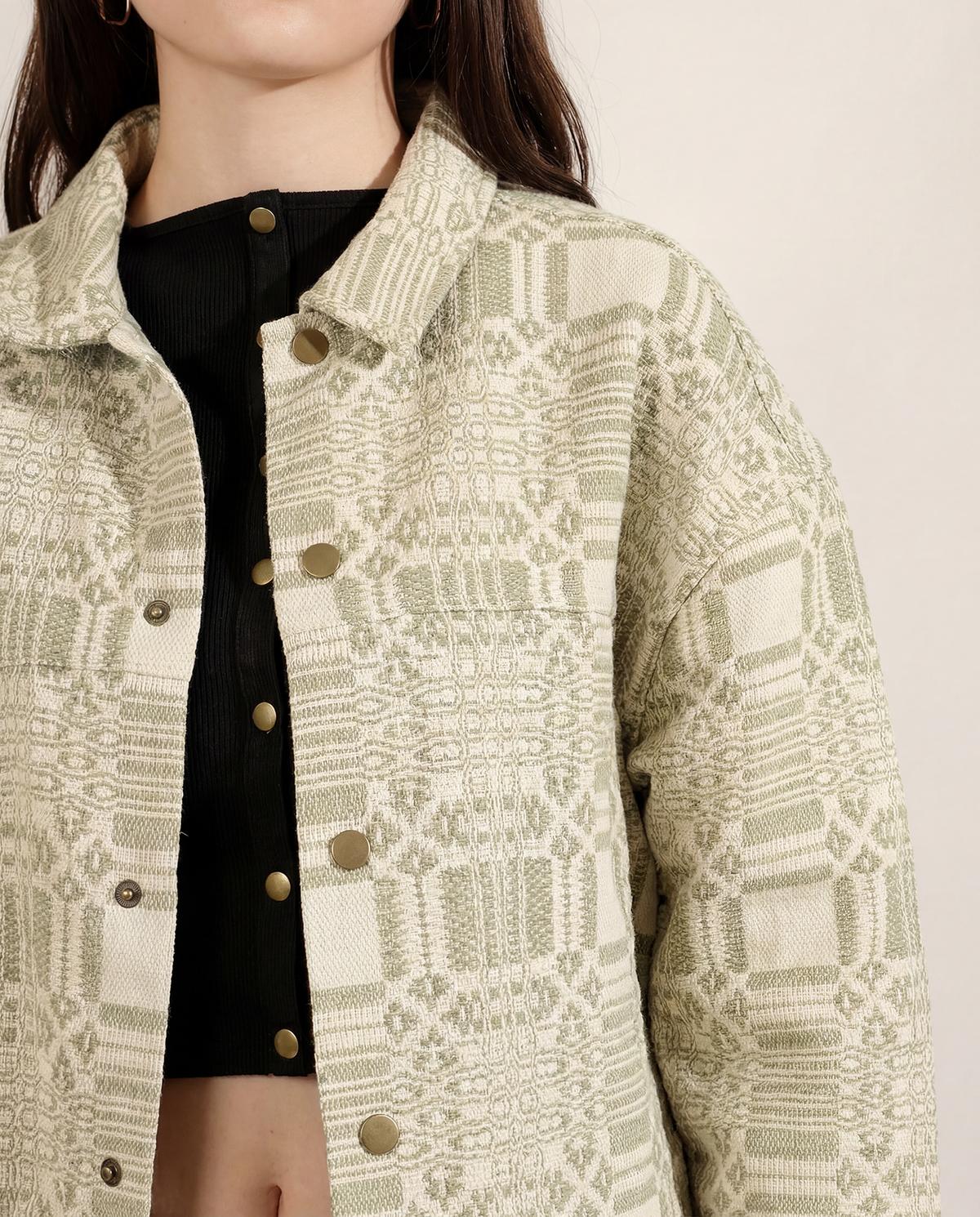 Sage Coverlet Rider Jacket
