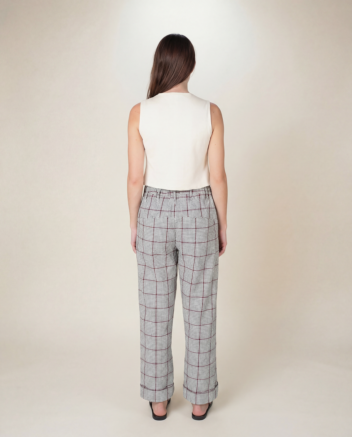 Plaid Garden Pants