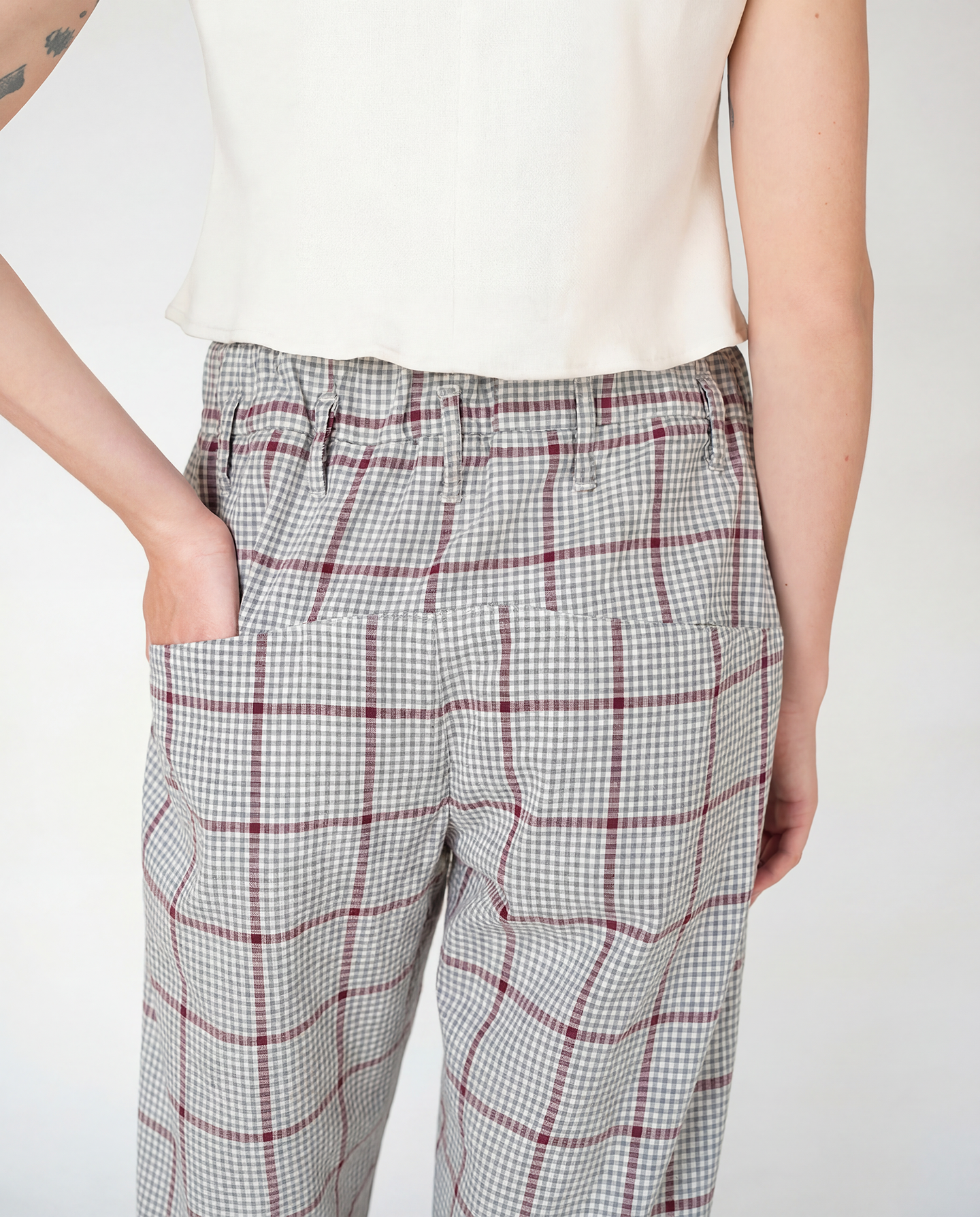 Plaid Garden Pants