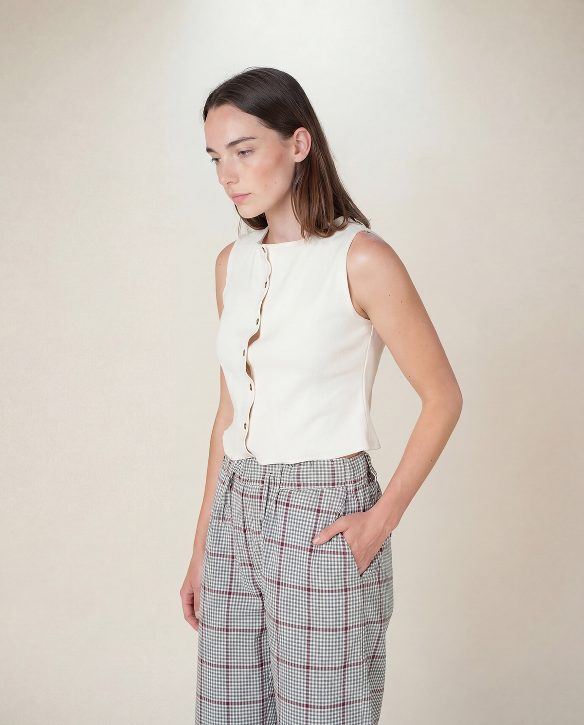 Plaid Garden Pants