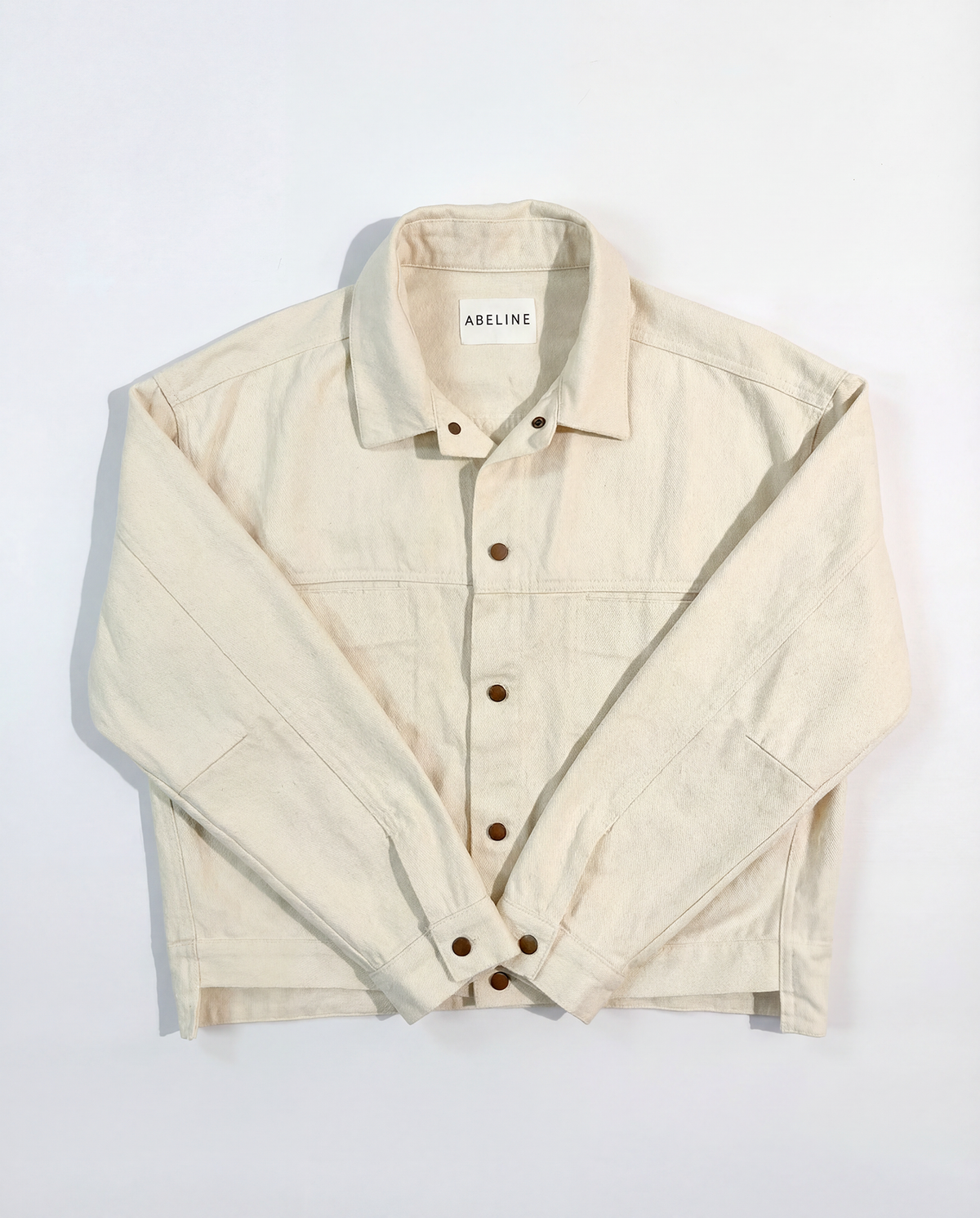 Ivory Herringbone Rider Jacket