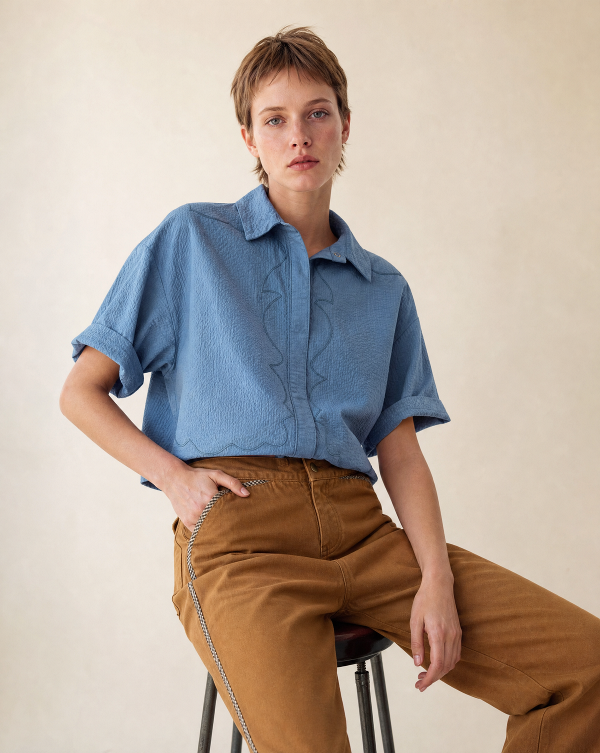 Sky Blue Prairie Shirt