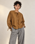 Caramel Tie Shirt