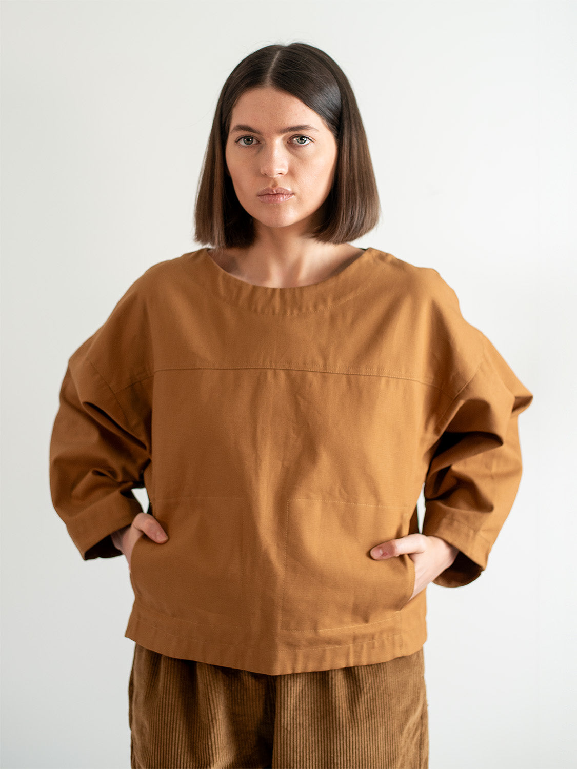 Caramel Canvas Tunic – Organic Cotton