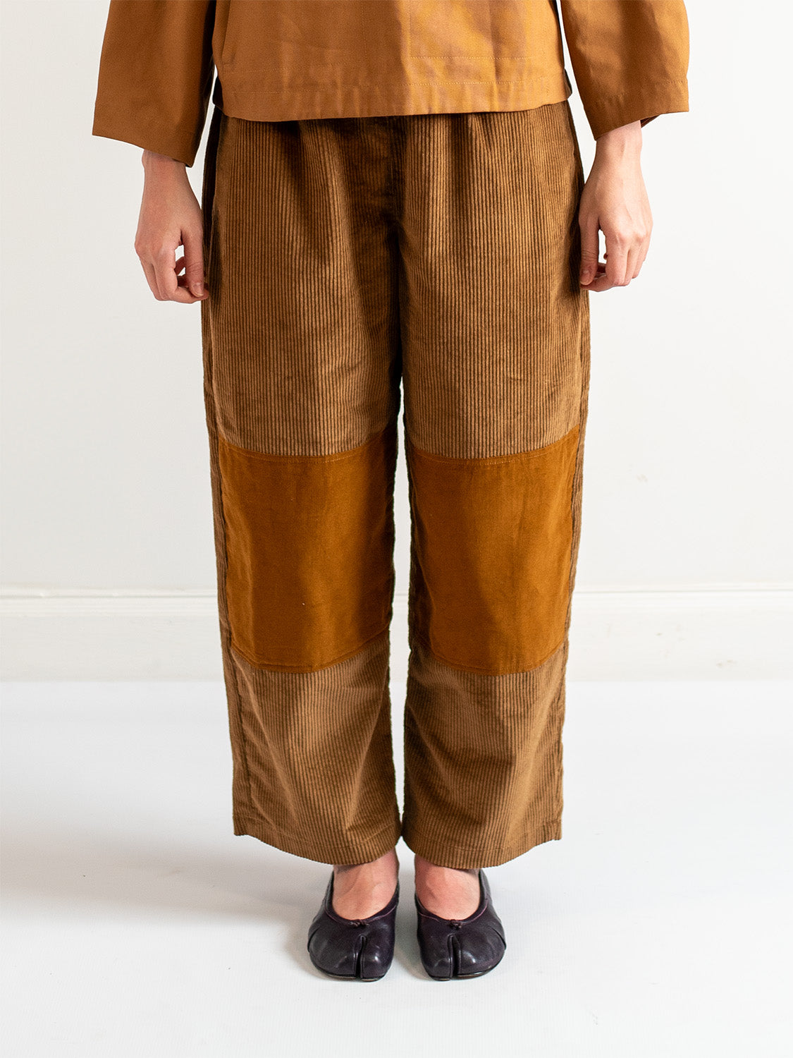Caramel Velvet Corduroy Pants