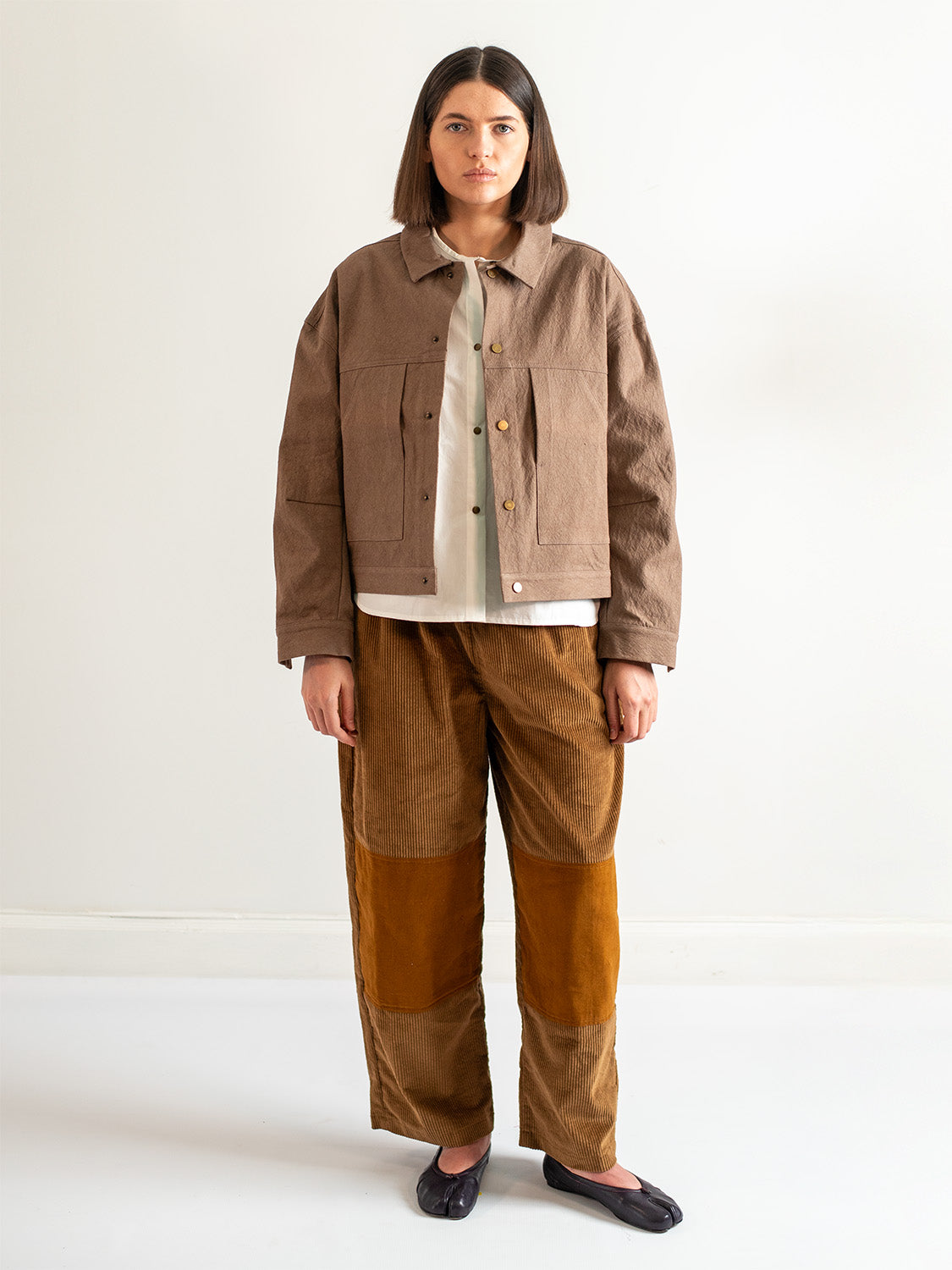 Cocoa Varsity Jacket – Canvas Snap Workwear