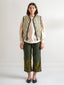 Green Velvet Corduroy Trousers