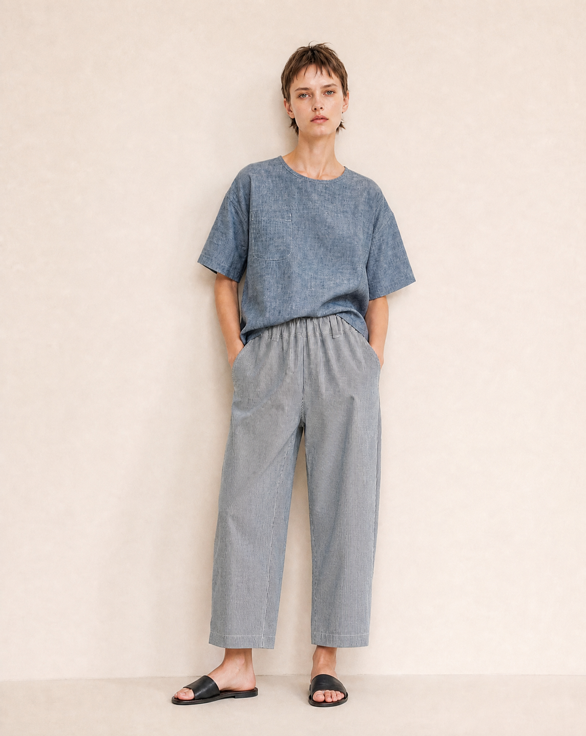 Stripe Garden Pant