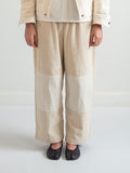Ivory Velvet Corduroy Pants