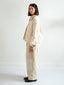 Ivory Velvet Corduroy PJ Pants