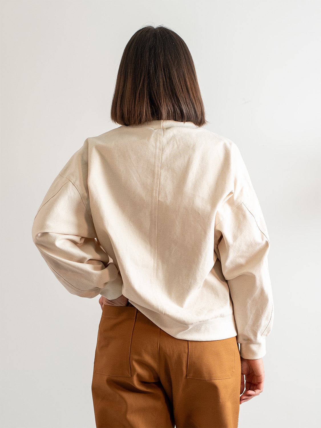 Natural Canvas Pullover – Organic Cotton