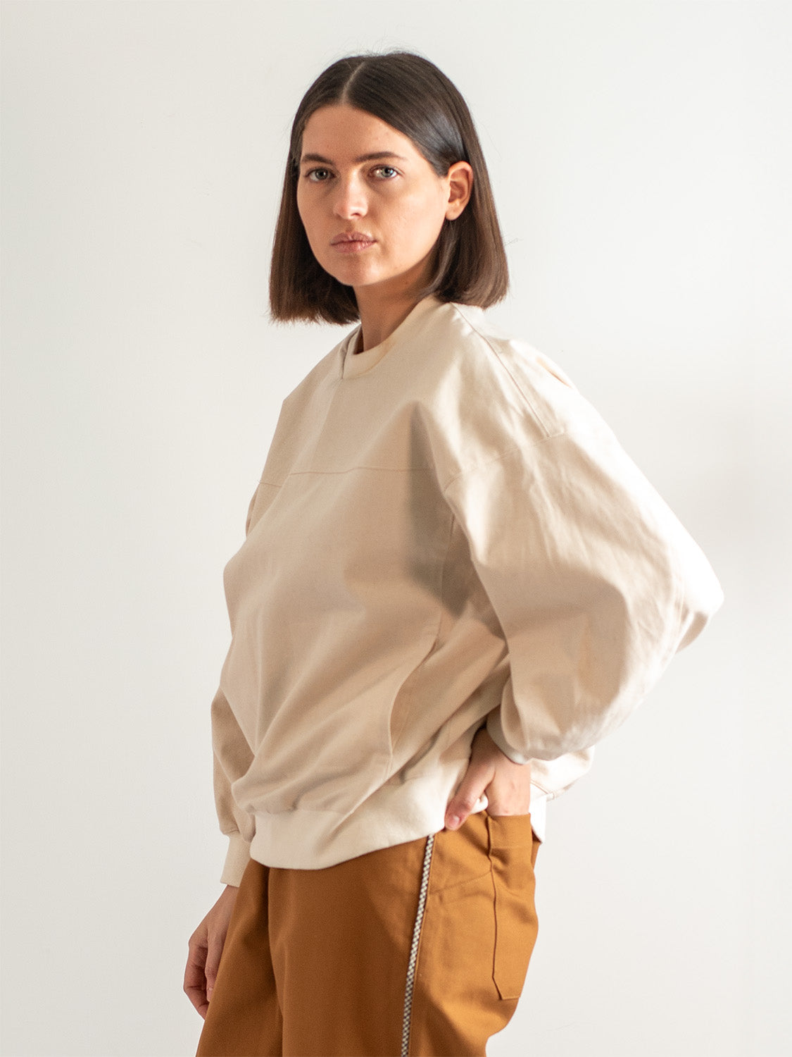 Natural Canvas Pullover – Organic Cotton