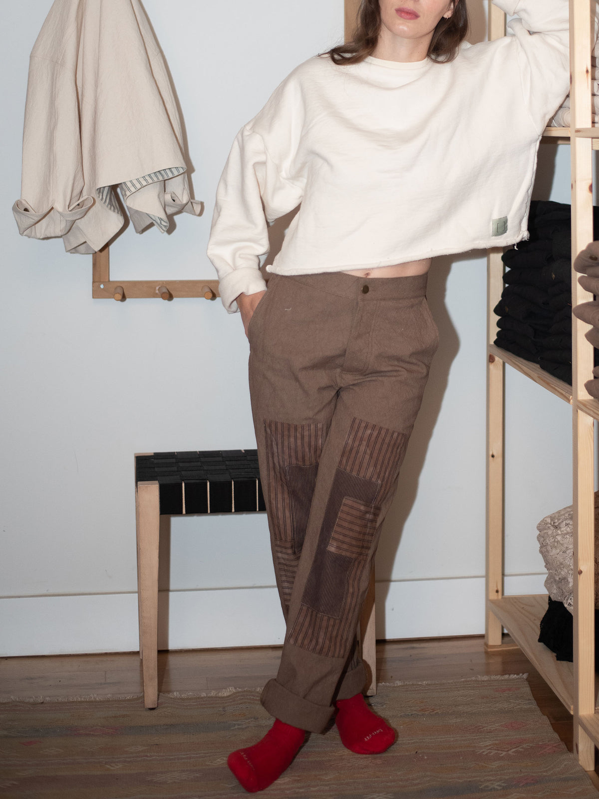 Cocoa Patch Pants – Neutral Gender Canvas