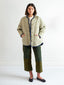 Sage Moiré Cotton Quilt Jacket