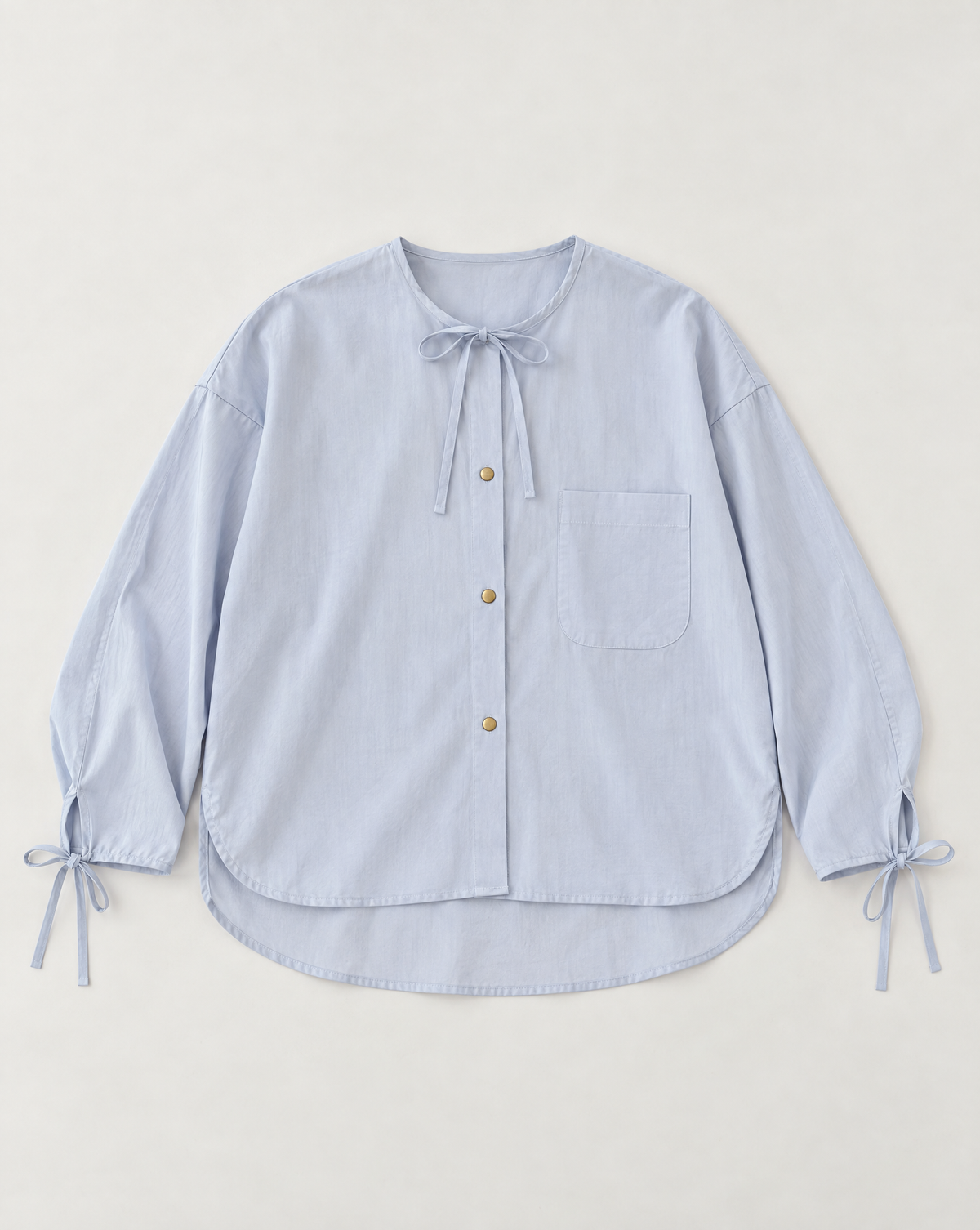 Sky Blue Tie Shirt